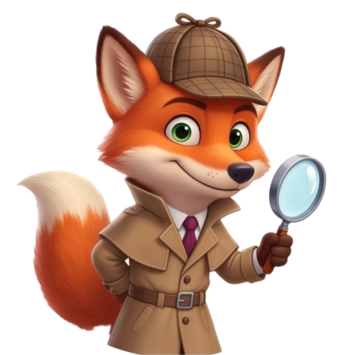 Fuchs-Detektiv Portrait
